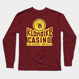 Retro Vintage Klondike Casino and Motel Las Vegas Long Sleeve T-Shirt